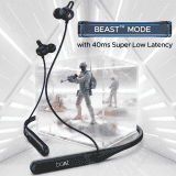 boAt Rockerz 255 Touch Wireless Earphone | 30H Playback | ENx Technology | IPX5 | Pitch Black