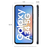 Samsung Galaxy A34 5G | 8 GB Ram | 128 GB | Awesome Graphite