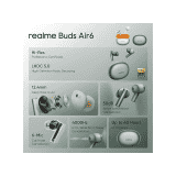realme Buds Air 6 |  50dB | True Wireless | Forest Green
