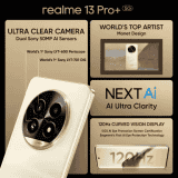 realme 13 Pro+ 5G | 8 GB RAM | 256 GB | Monet gold