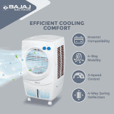 BAJAJ PMH 36 Torque Personal Air Cooler For Room  | 36 L  | White