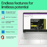 hp Intel Core i5 12th Gen 1235U | 8 GB | 1 TB SSD  | 15.6 Inch | Natural Silver | 15s-fq5331TU