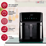 Hafele Noil Digital Air Fryer | 6.3 L Capacity | 1700W  | Black
