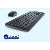 Dell Wireless USB Keyboard and Mouse Combo | Black  | KM3322W
