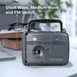 Philips Bahadur Radio | MW SW FM Bands | Grey | DL167/94