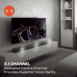 JBL Cinema SB590 Soundbar | Deep Bass | Dolby Atmos | 3.1 Channel | JBLSB590BLKIN RS