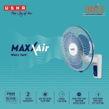 USHA Maxx Air 400MM | High Speed Wall Fan | Blue White