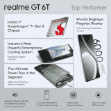 realme GT 6T 5G | 12 GB RAM | 256 GB | Fluid Silver