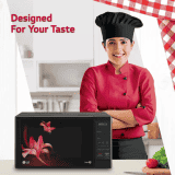 LG 20L Solo with Glass Door | Technology and Anti Bacteria Cavity Solo Microwave Oven |  Black | MS2043BR,