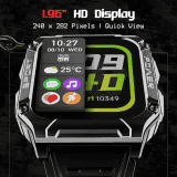 boAt Wave Armour 2 BT Calling Smart Watch  | Active Black
