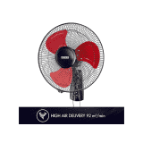 USHA Colossus Rust Free Aluminium Blade Wall Fan | 400 mm | Red