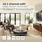 JBL Bar 1300 | True Dolby Atmos | 1170 W | Bluetooth Soundbar | 11.1.4 Channel | Black