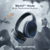 boAt Rockerz 460 Bluetooth Headset | 30 Hours Playback | Beast Mode ENx Technology | Bold Blue