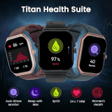 Titan Smart 3 | AMOLED Display 410x502 Pixel  | 1.96 inch | Black