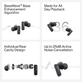 OnePlus Nord Buds 2 | 25dB ANC | 12.4 mm | Dynamic Titanium Drivers | Lightening White