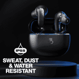 Skullcandy Rail Wireless Earbuds | ANC | 27 Hr Battery | True Black