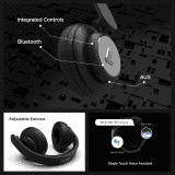 boAt Rockerz 450R | On Ear Headphones | 4.2 | Luscious Black