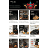 Havells Air Fryer Prolife Crystal | 5 L | Auto Restart | Touch Screen