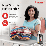 Butterfly Reva Stainless Steel Dry Iron | 1000 W | Grey