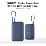 Xiaomi Pocket Power Bank | 10000mAh | 22.5W | Blue | P15ZM