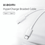 Xiaomi Mi Original HyperCharge | 60W | Braided Type C to Type C Cable | 480Mbps Data Sync | White