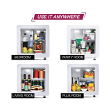 Godrej Qube Personal Standard Single door Refrigerator | 30 L | Black | TEC Qube HS Q103
