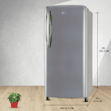 LG Refrigerator | 204 L | Direct Cool Single Door | 5 Star | Shiny Steel | GL-B211HPZZ