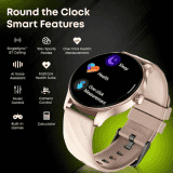 Fastrack Jupiter R1 | 1.38 Round HD Display | SingleSync BT Calling | Advanced Chipset Smartwatch Strap | Free Size | Blue