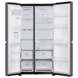 LG Side by Side Refrigerator | 630 L | 3 Star | Matt Black | GL-L257CMC3.DMCZEBN