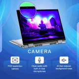 DELL Inspiron 2in1 Touch Laptop | Intel Core i5 13th Gen 1335U |  8 GB | 512 GB | 14 Inch |Platinum Silver | IC7430MH5K0M01ORS1