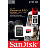 SanDisk Extreme Pro MicroSDHC Memory Card | 200 MB/s | 128 GB | Class 10