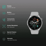 Noise Origin Calling Smartwatch | AMOLED | 1.46" | Silver Grey