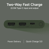 Xiaomi Power Bank 4i | 10000mAh | 22.5W Fast Charge |  Olive Green