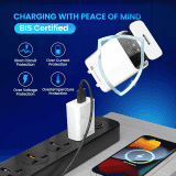 Portronics Adapto One Pro 3A Mach USB Fast Charging Adaptor | 18w | Wide Compatibility | PAdaOR 1963