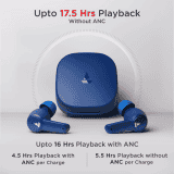 boAt Airdopes 411 ANC Bluetooth Headset | Blue Thunder