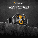 Fire-Boltt Dapper Bluetooth Calling Smartwatch | 2.15 Inch | IPS Tracking | Black Chain | BSW189