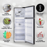 LG 343 L Frost Free Double Door Refrigerator | 3 Star | Ebony Sheen | GL-T382TESX
