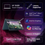 Lenovo Yoga 7i 2 in 1 Intel Evo Core Ultra 7 155H | 16 GB | 1TB SSD | Tidal Teal | 83DJ006YIN