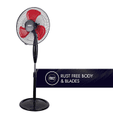 usha Colossus Pedestal Fan | Rust Free Aluminium Blade | 400mm | Red
