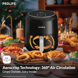 Havells Prolife Neo Air Fryer | 4.5 L | Black