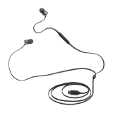 JBL Tune 310C Wired In Ear Earphones |  Hi-Res Audio with Digital-to-Analog Converter | 3 Button EQ | Black | JBLT310CBLK