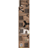 V-Guard INSIGHT-G Ceiling Fan | 1200 mm | BLDC Motor | Remote Control | Choco Brown Glossy