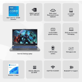 Acer ALG Gaming Laptop | Intel Core i5 12th Gen 12450H Processor | 16 GB | 512 GB SSD | 4GB NVIDIA GeForce RTX 2050 | Steel Gray | UN.34CSI.002
