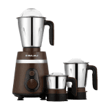 BAJAJ Ninja Series Power Grind Belgian Chocolate Mixer Grinder | 1000 W | Black & Chrome | 410625