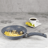 Wonderchef Granite Non-Stick Fry Pan | 26cm | Induction Bottom | Virgin Grade Aluminium | Grey