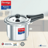 Prestige Svachh Popular Pressure Cooker | 3L | Stainless Steel | 20172