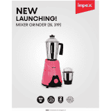 Impex ULTRAMIX 600  | 1.5 Litre  | 3 Speed Control Blender 2 in 1 Mixer Grinder