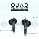 Fire-Boltt Fire Pods Lycan TWS Earbuds | Black | BEP602