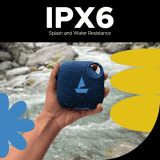 boAt Stone 190 Pro Bluetooth Speaker | 5 W | IPX6 Splash Resistance | Tropical Blue
