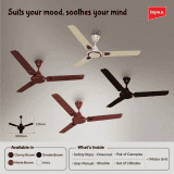 Impex Whizstar Deco | 1200 mm | Ceiling Fan  High Speed Fan | Brown